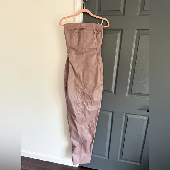 Rick Owens Coated Strapless Bustier Gown - Picture 3 of 9